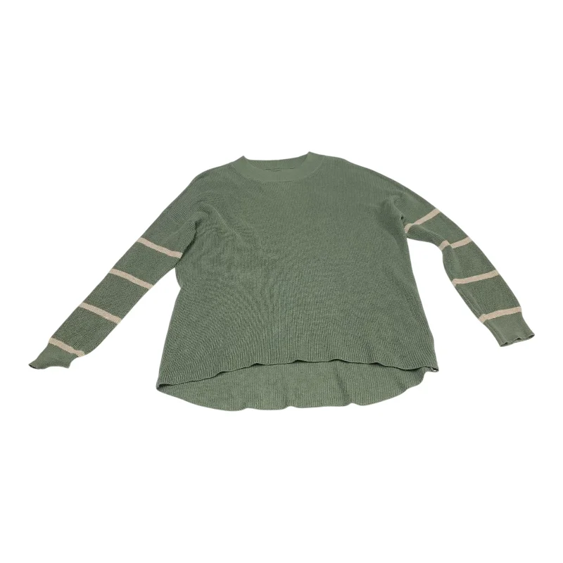 Top Long Sleeve By American Eagle In Green, Size: S